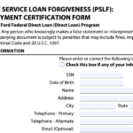 PSLF Employment Certification Form Address